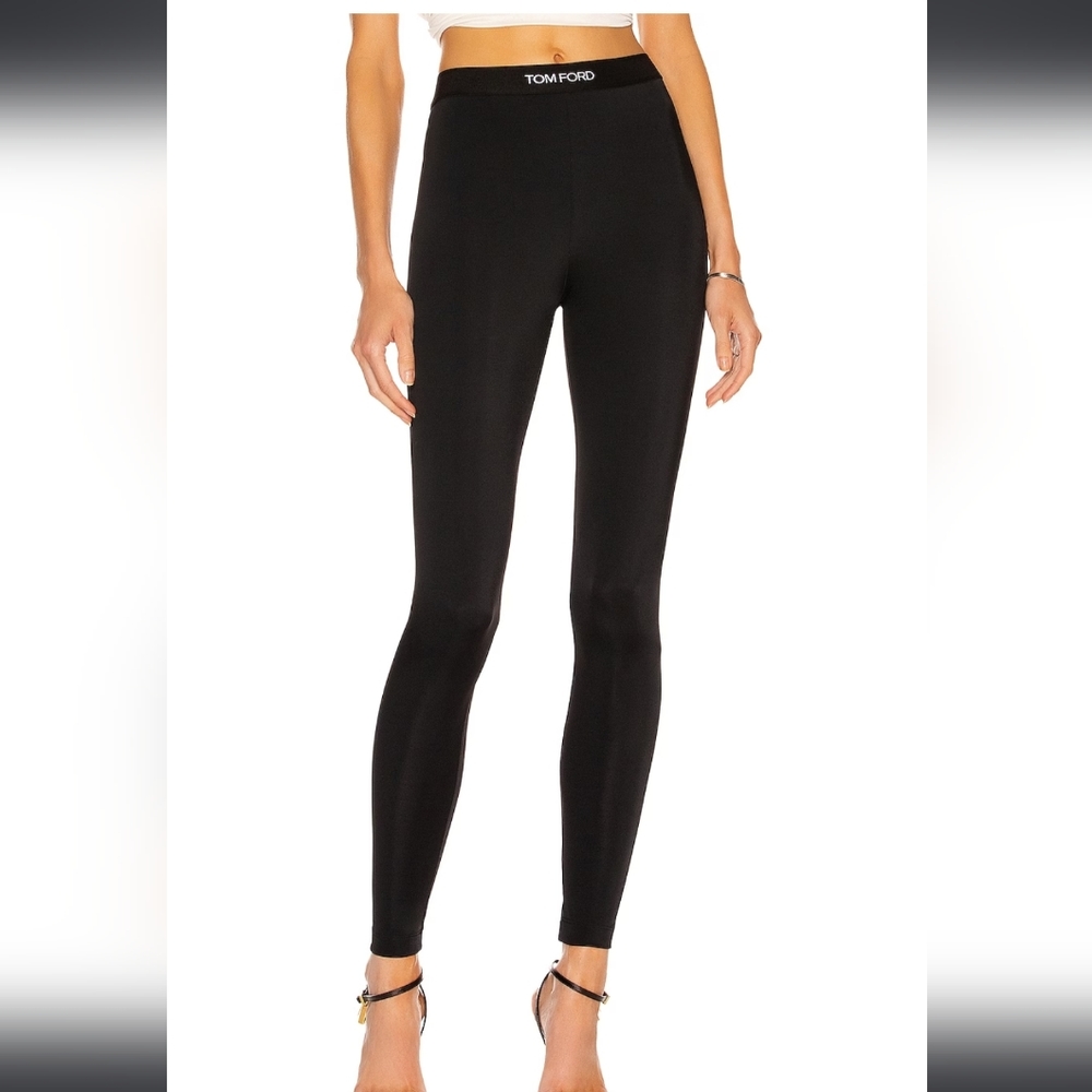 TOM FORD Logo Waist Leggings